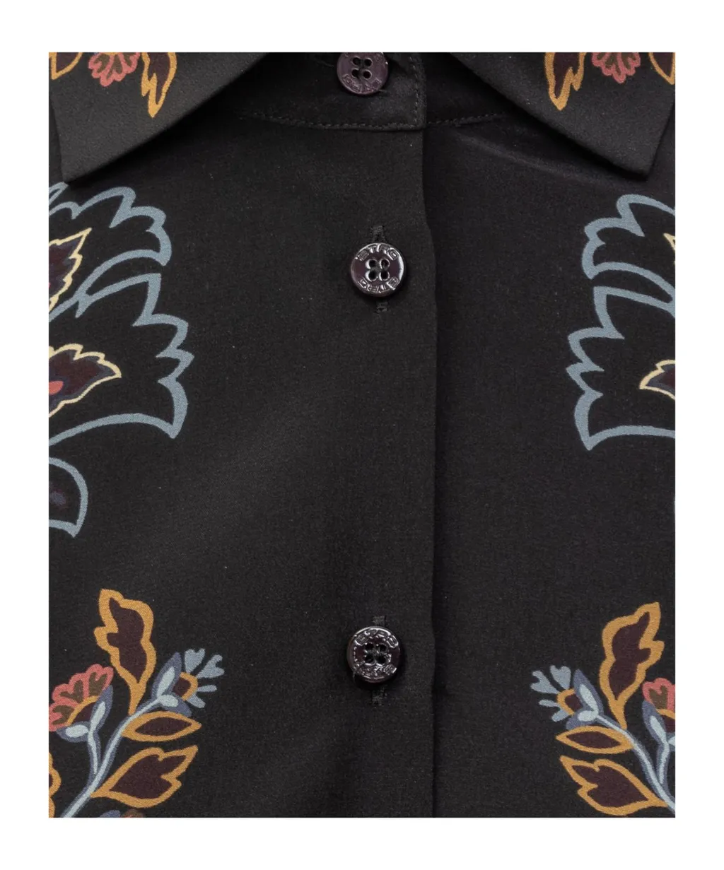 Paisley-Printed Long-Sleeved Shirt