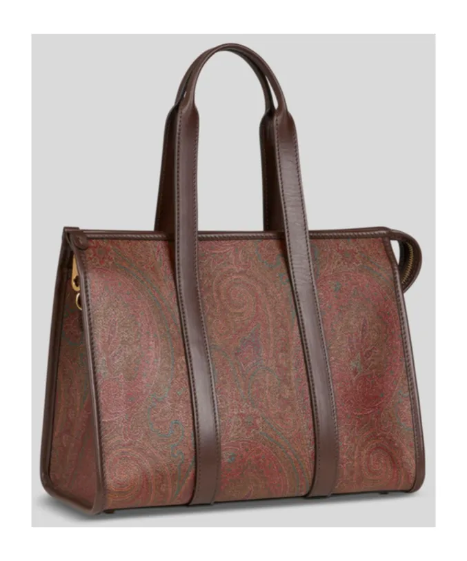 Paisley Medium Top Handle Bag