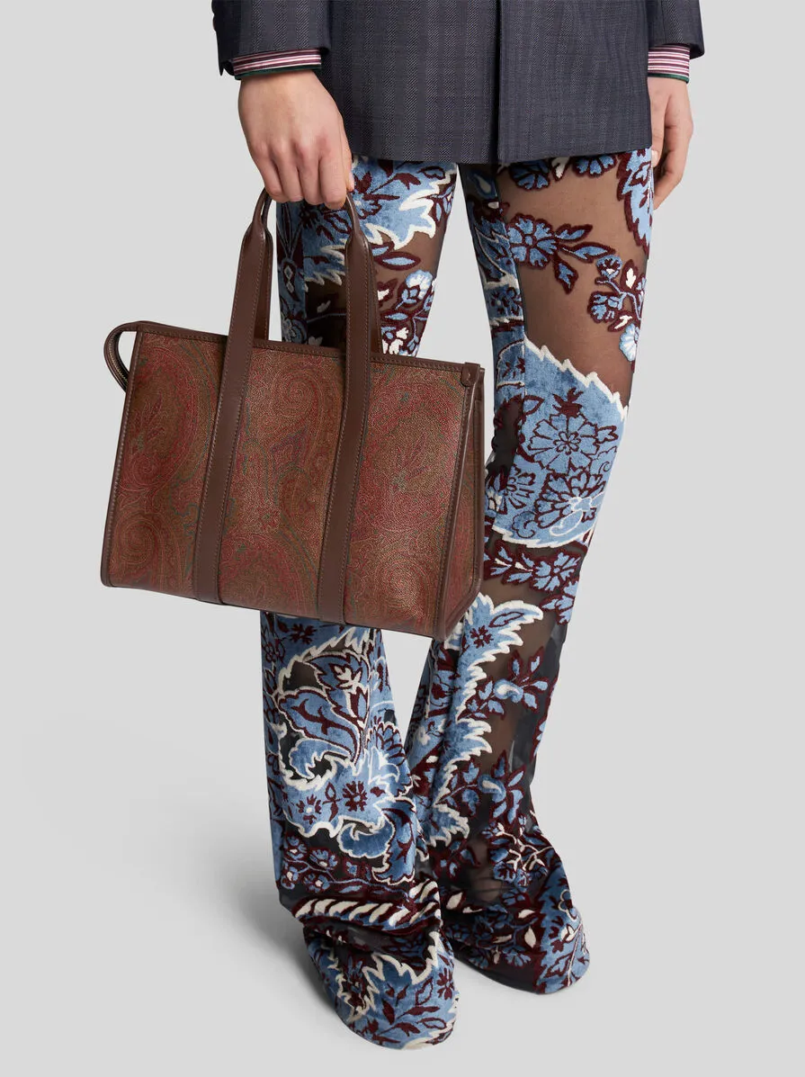 Paisley Medium Top Handle Bag