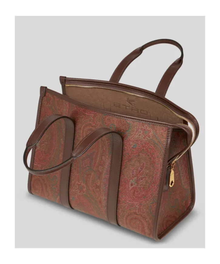Paisley Medium Top Handle Bag