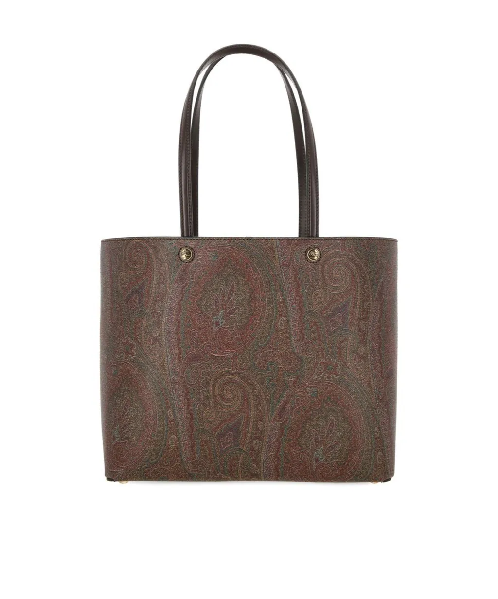 Paisley Jacquard Top Handle Bag