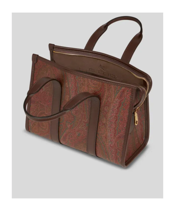 Paisley Small Top Handle Bag