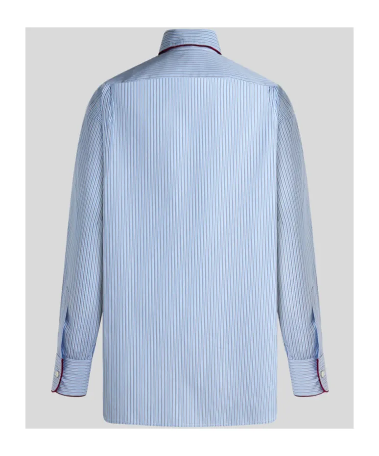Striped Poplin Shirt
