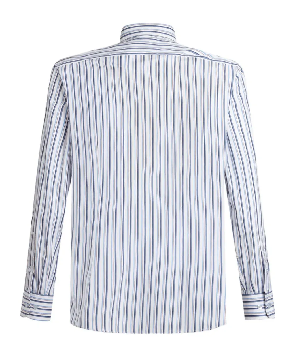 Pegaso Embroidered Striped Shirt