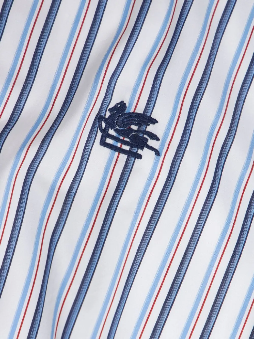 Pegaso Embroidered Striped Shirt