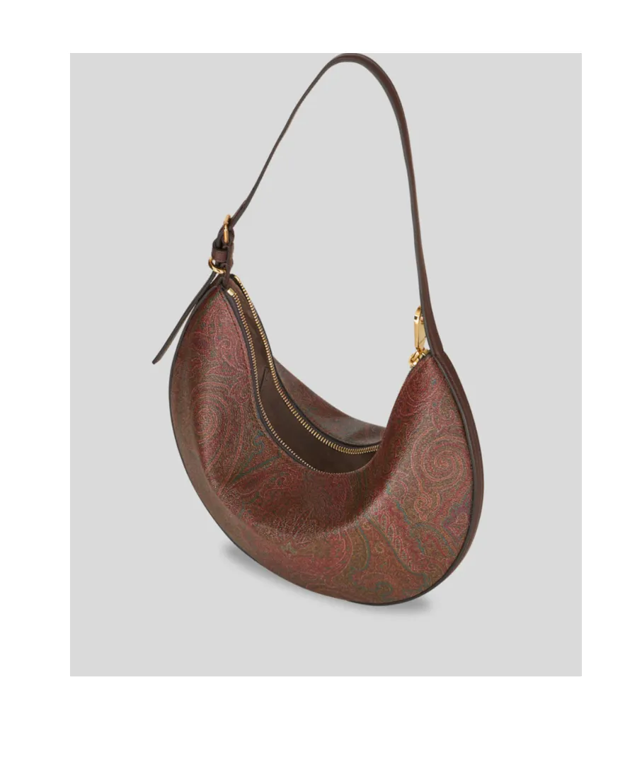 Medium Paisley Printed Shoulder Bag