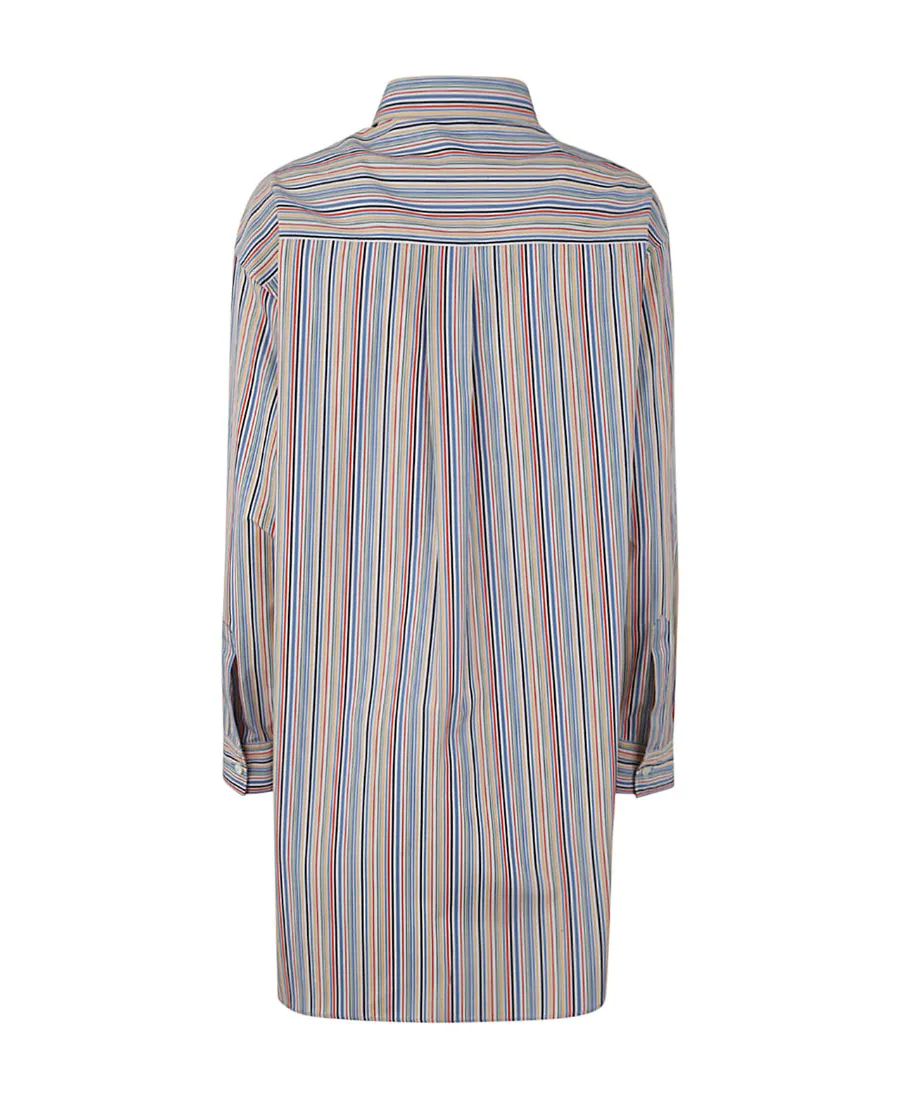 Striped Button-Up Shirt