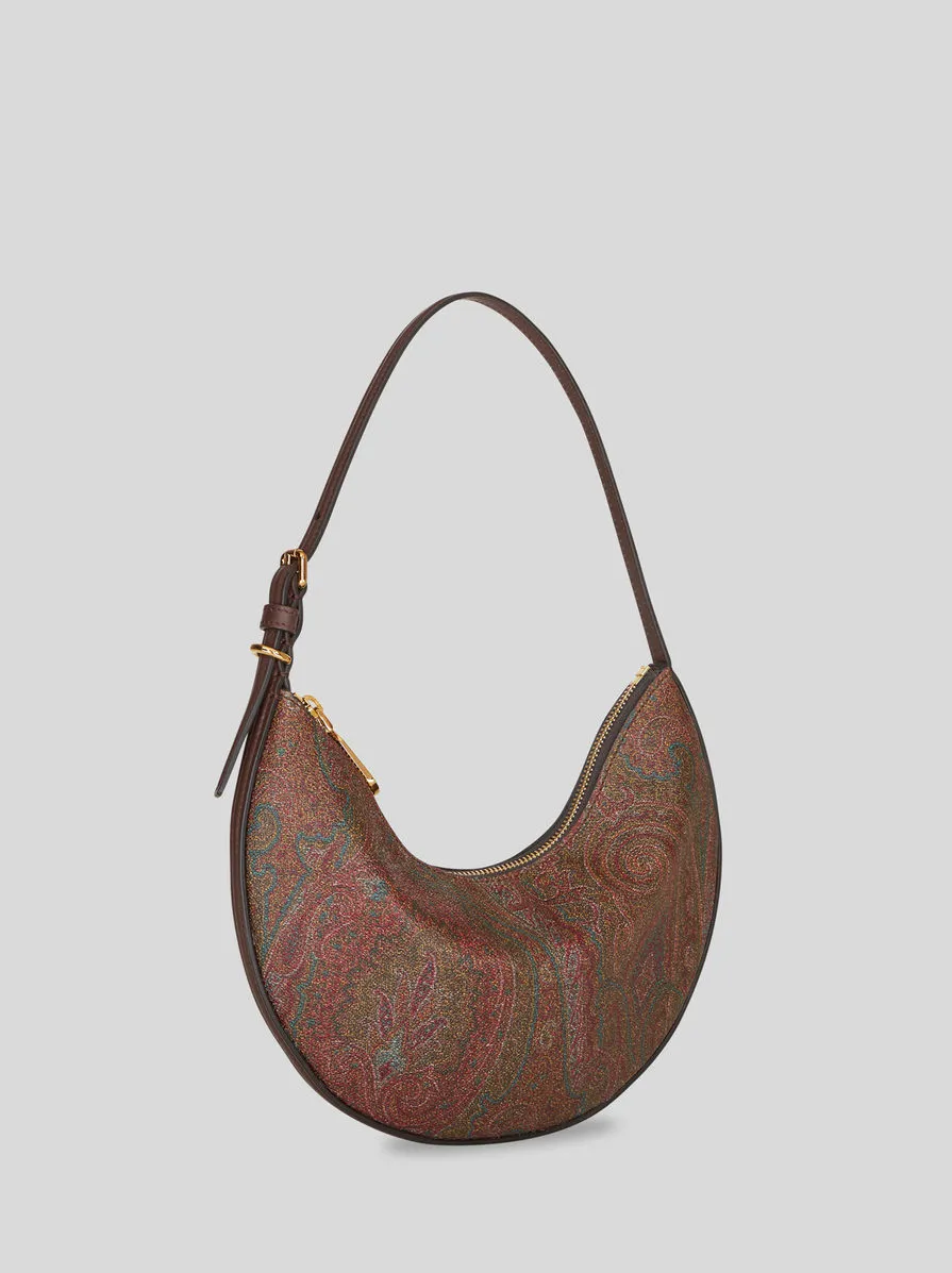 Paisley Printed Small Essential Hobo Bag