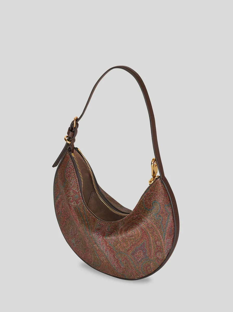 Paisley Printed Small Essential Hobo Bag