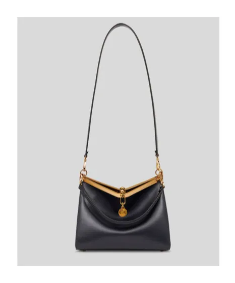 Log Charm Medium Vela Shoulder Bag