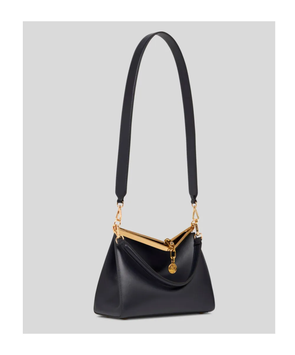 Log Charm Medium Vela Shoulder Bag