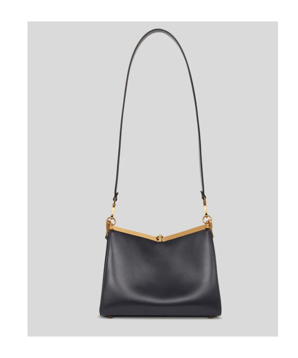 Log Charm Medium Vela Shoulder Bag