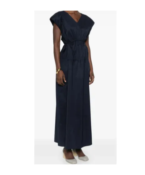 V-Neck Midi Dress