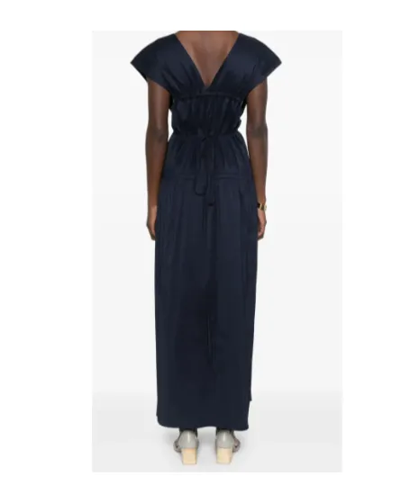 V-Neck Midi Dress
