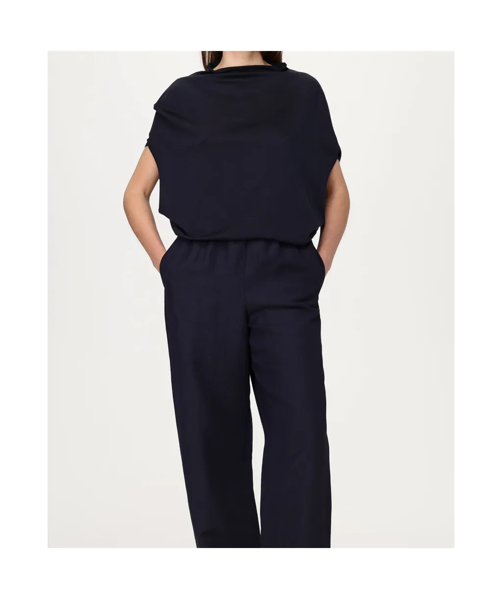 Roll-Neck Knitted Top