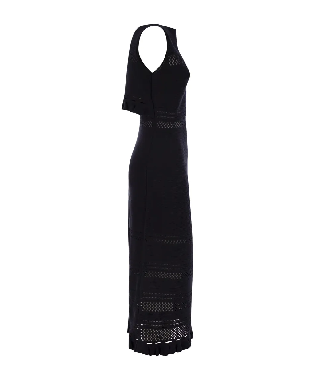 Sleeveless Open Back Dress