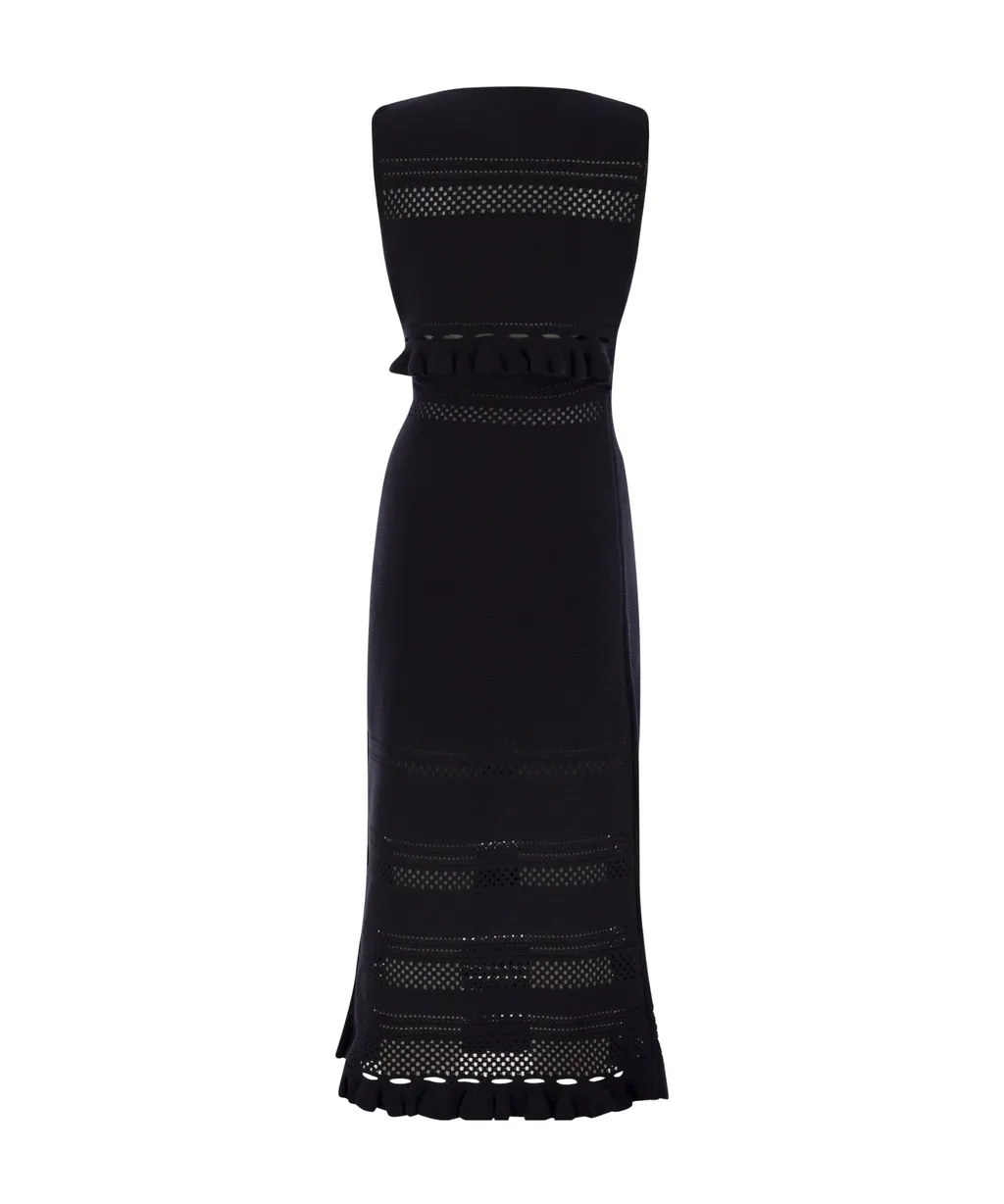 Sleeveless Open Back Dress