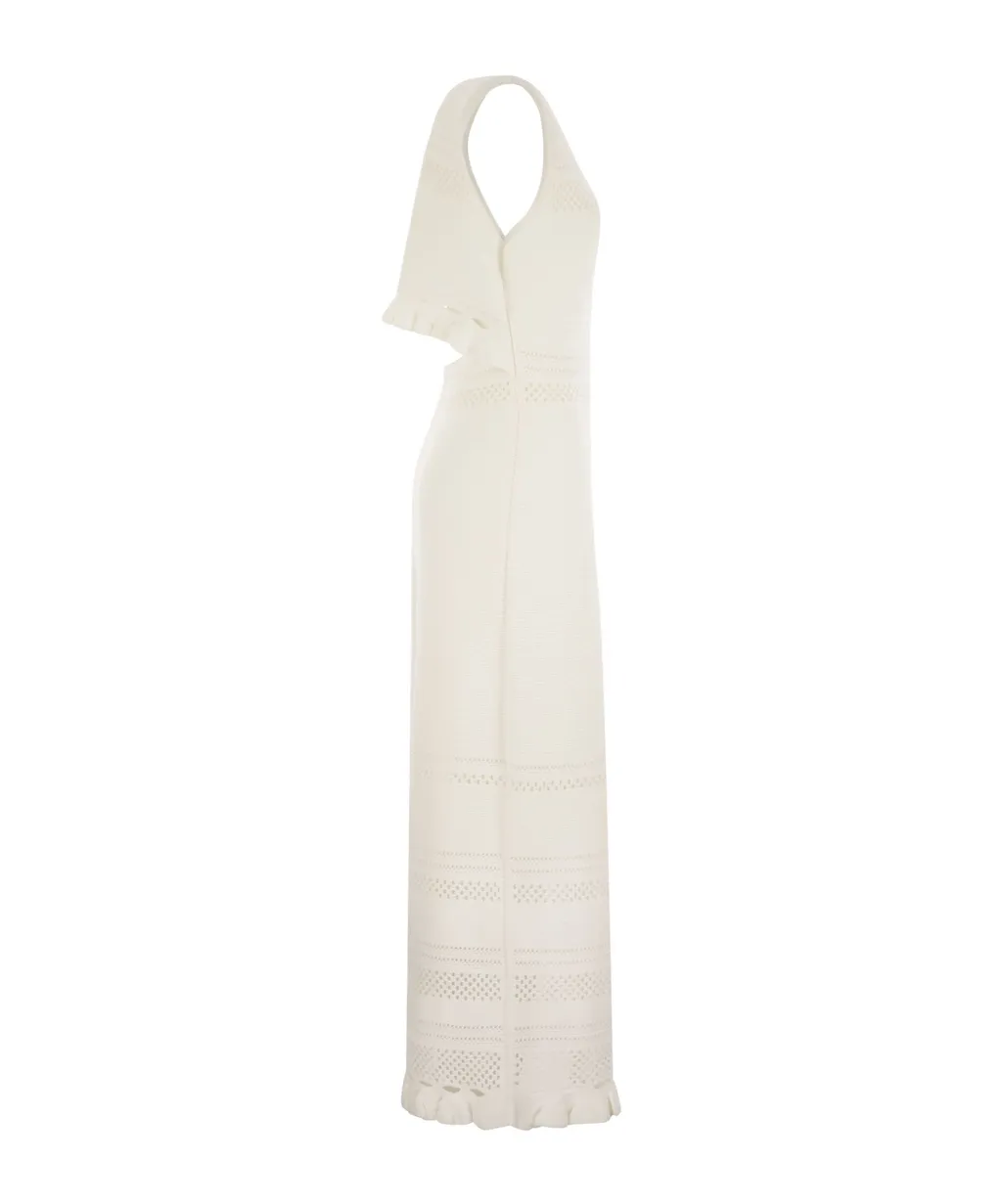 Sleeveless Open Back Dress
