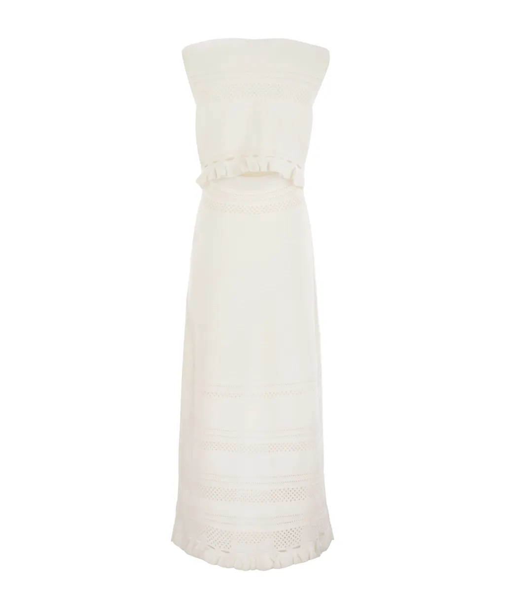 Sleeveless Open Back Dress