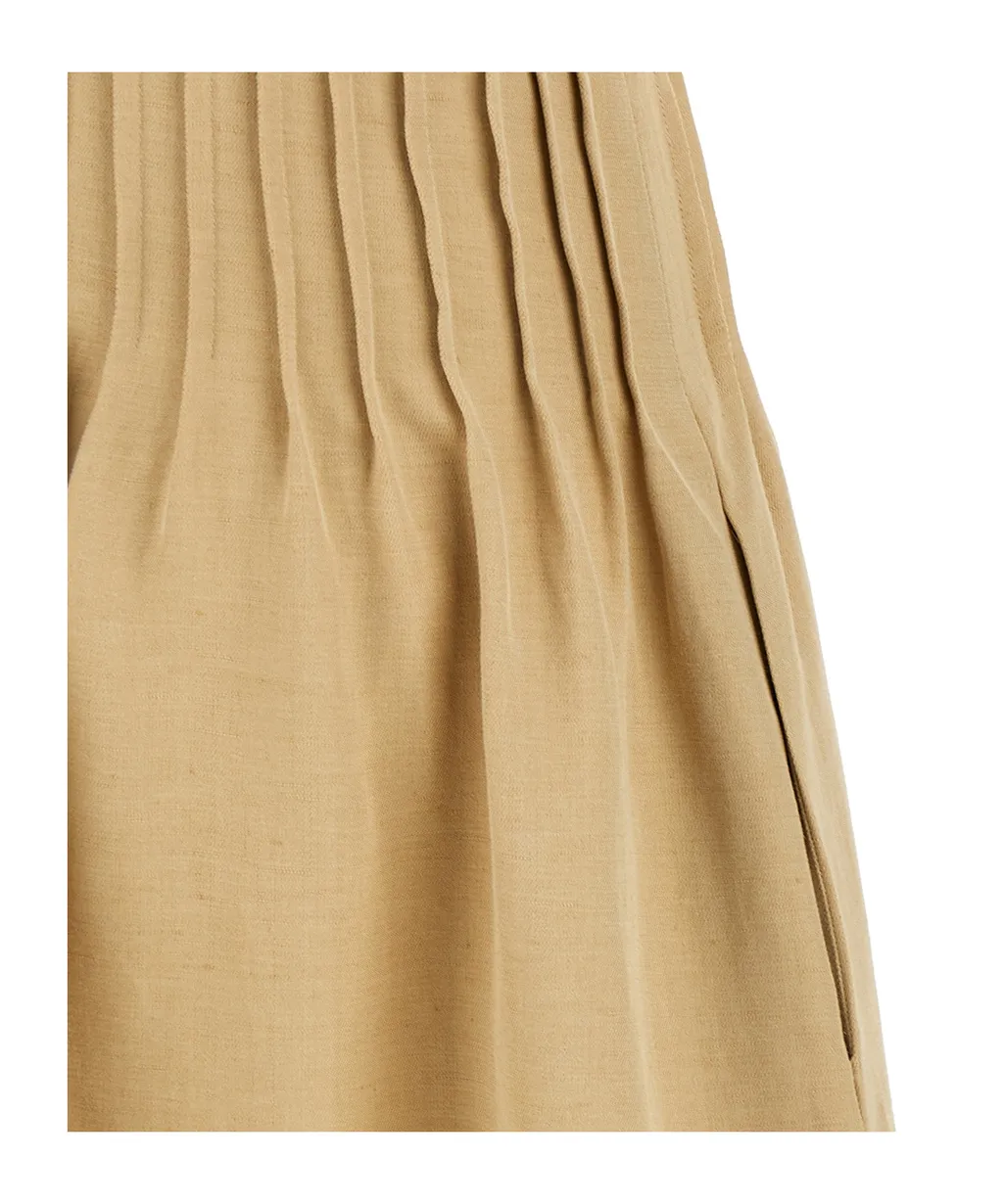 Fitted-Waist Sleeveless Dress