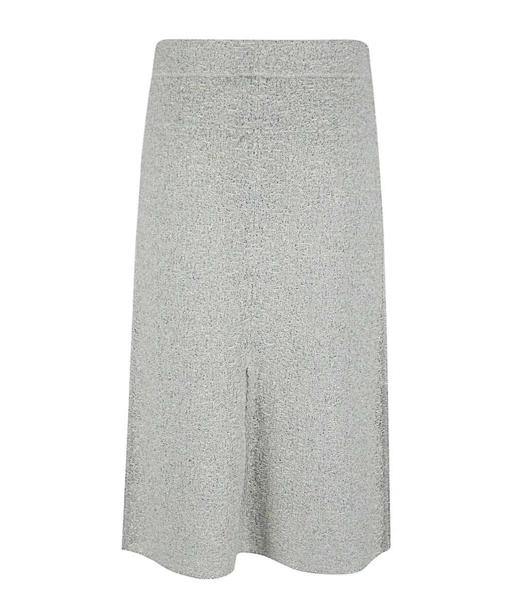 Lurex Knit Tweed Skirt