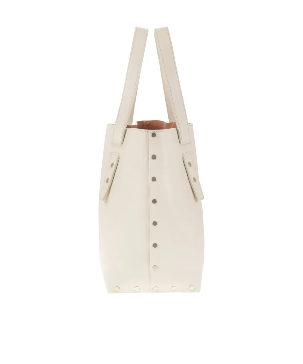 Stud Embellished Mini Tote Bag