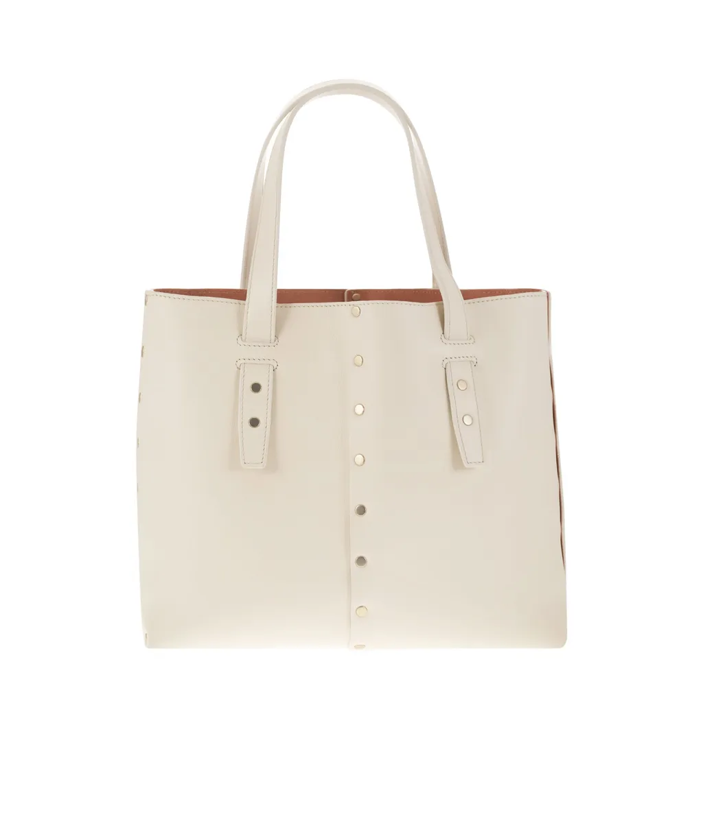Stud Embellished Mini Tote Bag