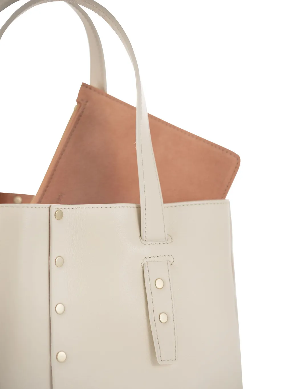 Stud Embellished Mini Tote Bag