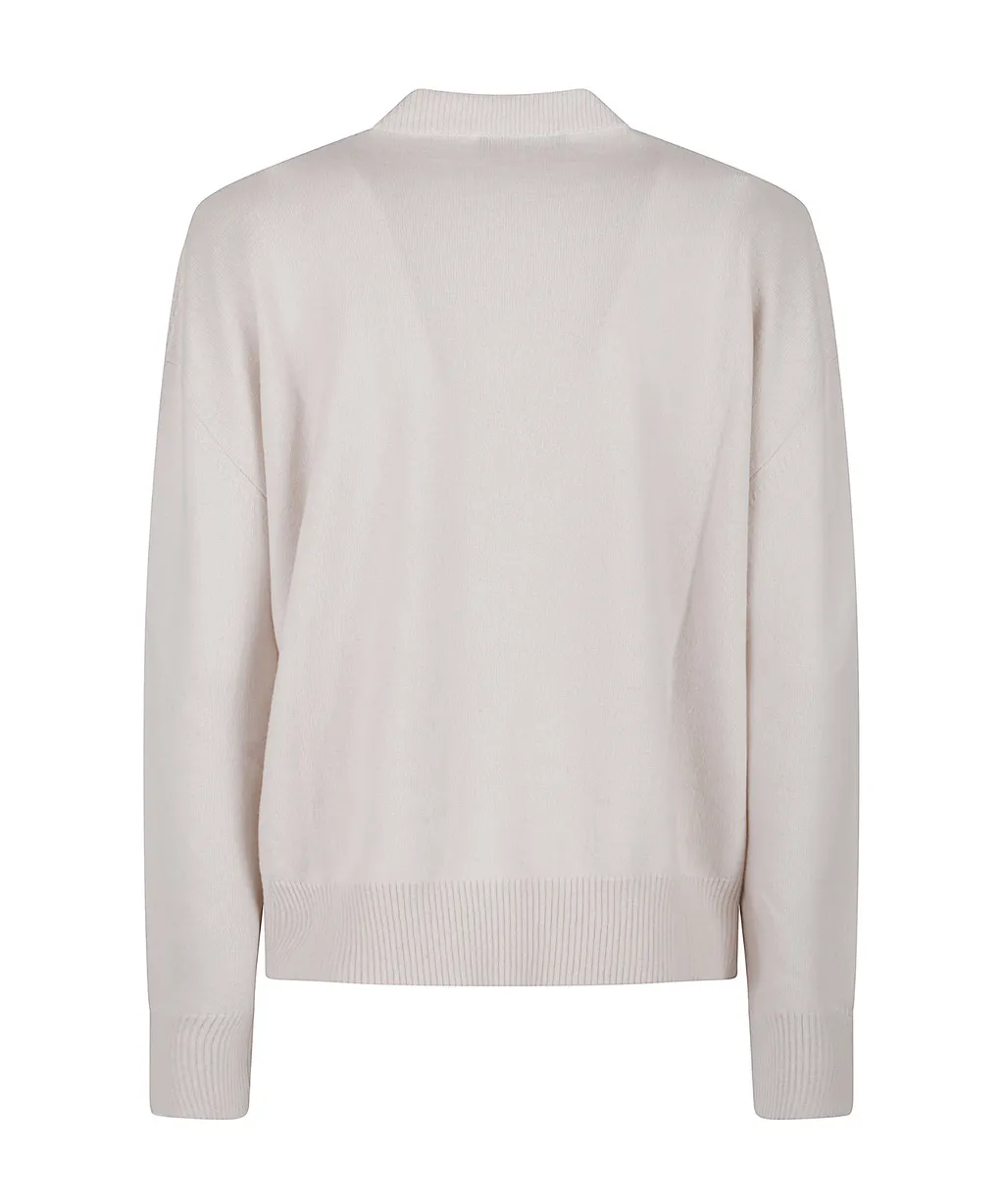 V-Neck Knitted Jumper