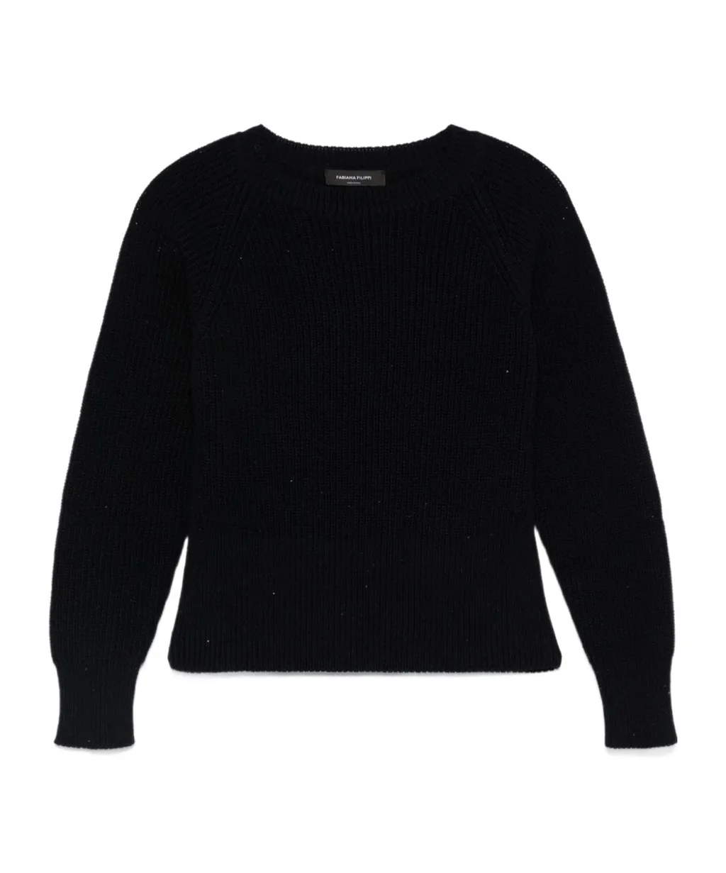 Sequin-Embellished Sweater