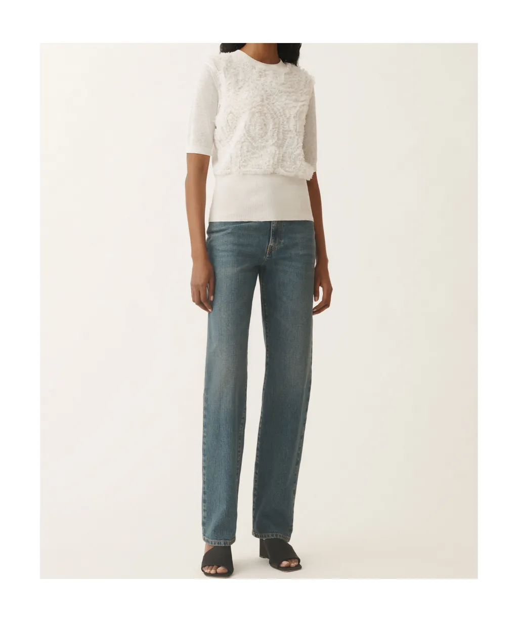 Ruffle-Detail Top