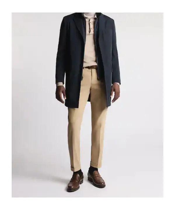 Technical Gabardine Double Coat