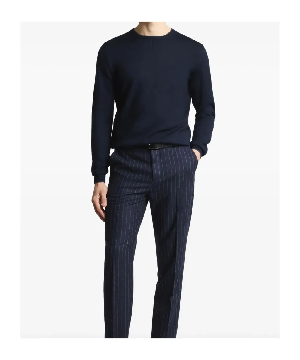 Elbow-Patch Wool Sweater