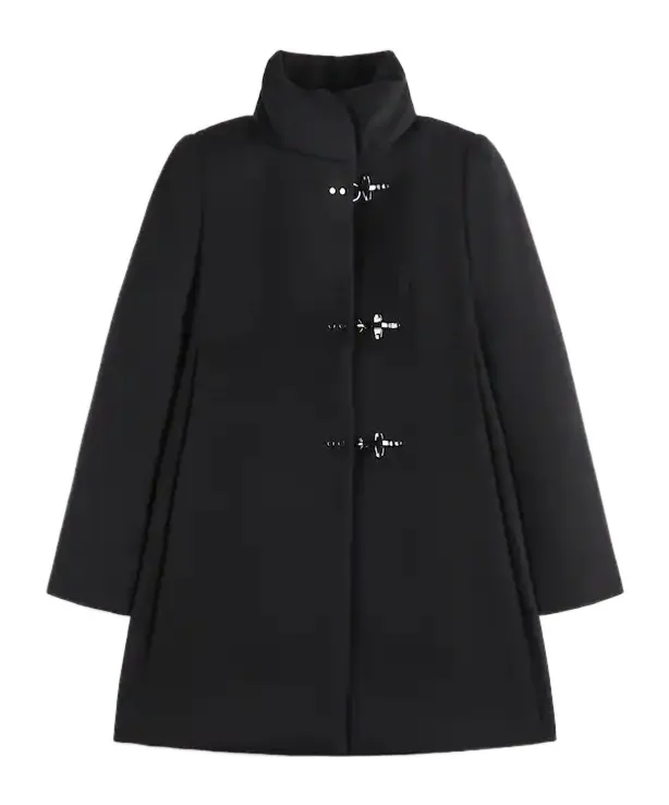 Empire Line Wool Coat