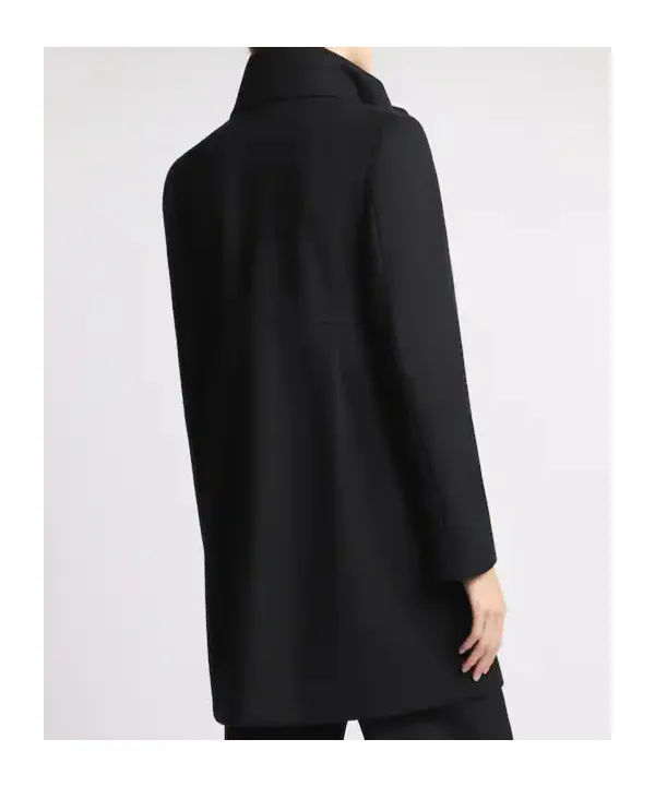 Empire Line Wool Coat