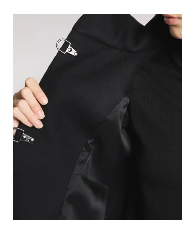 Empire Line Wool Coat