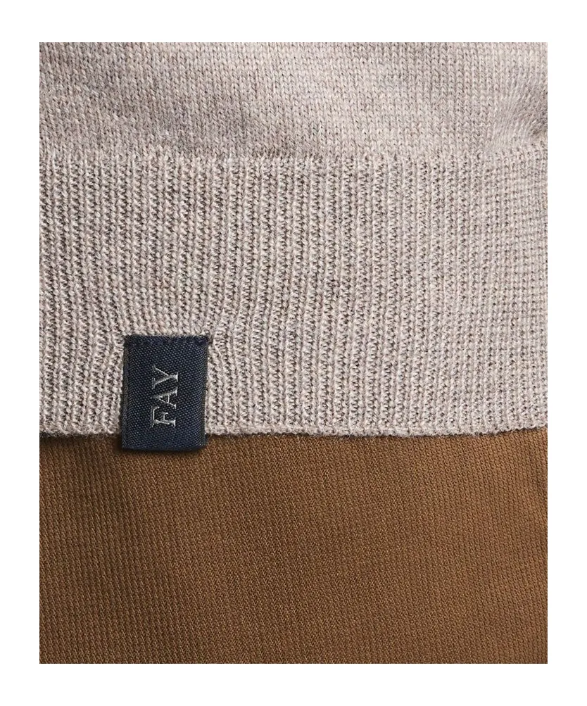 Elbow-Patch Wool Sweater