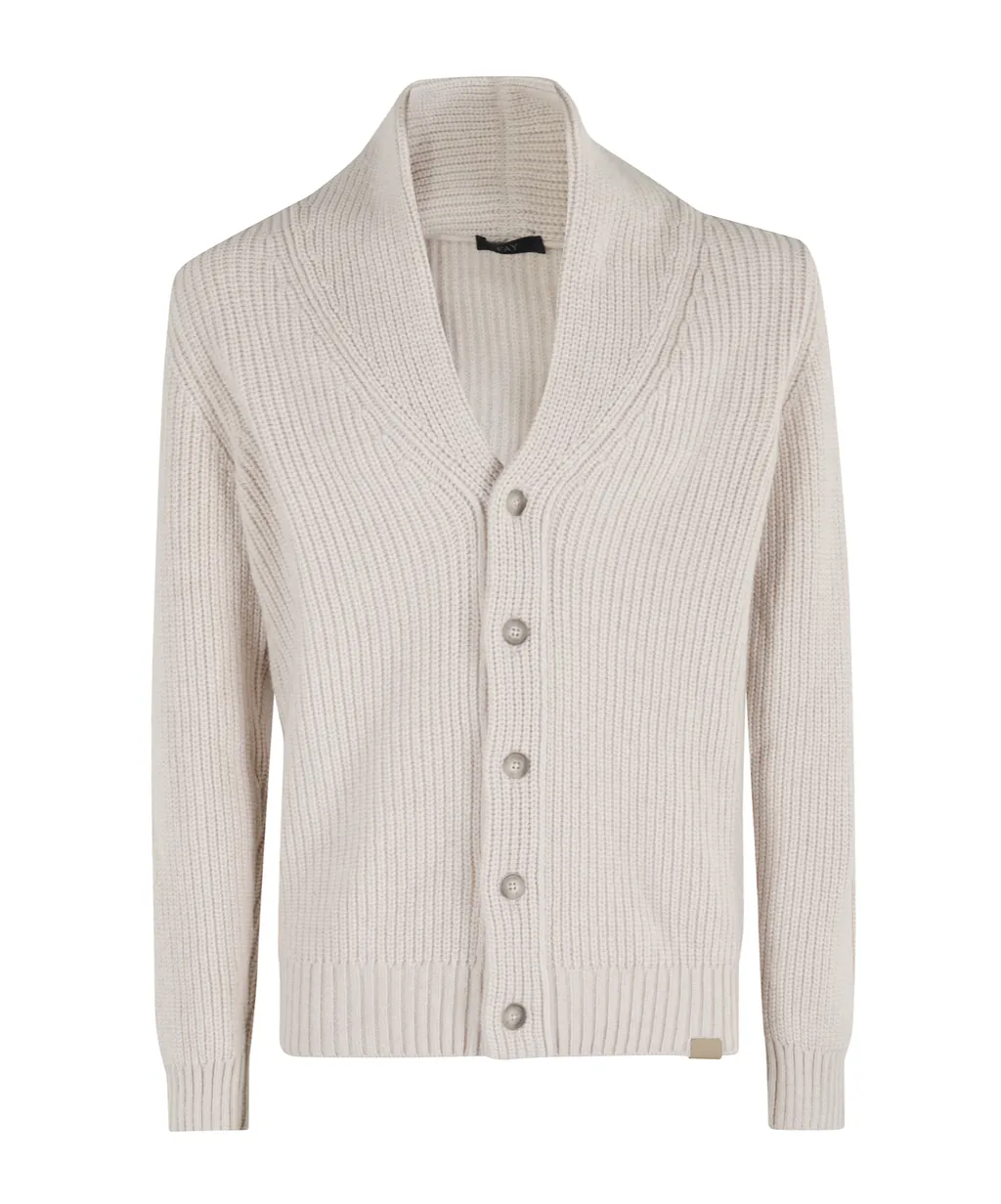 Shawl-Collar Cardigan
