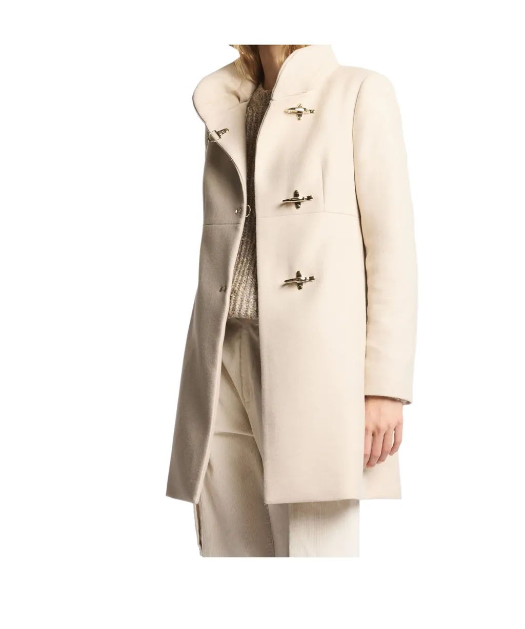 Empire Line Hook-Fastening Coat