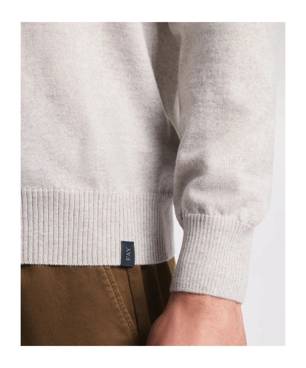 Round Neck Wool Jumper