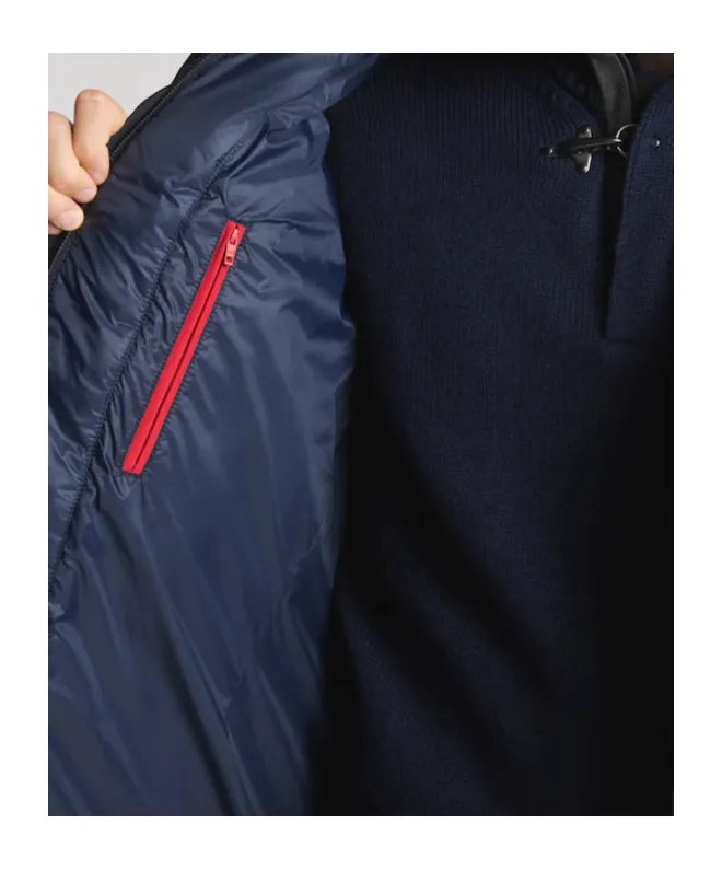 Quilted Hooded Pea Coat