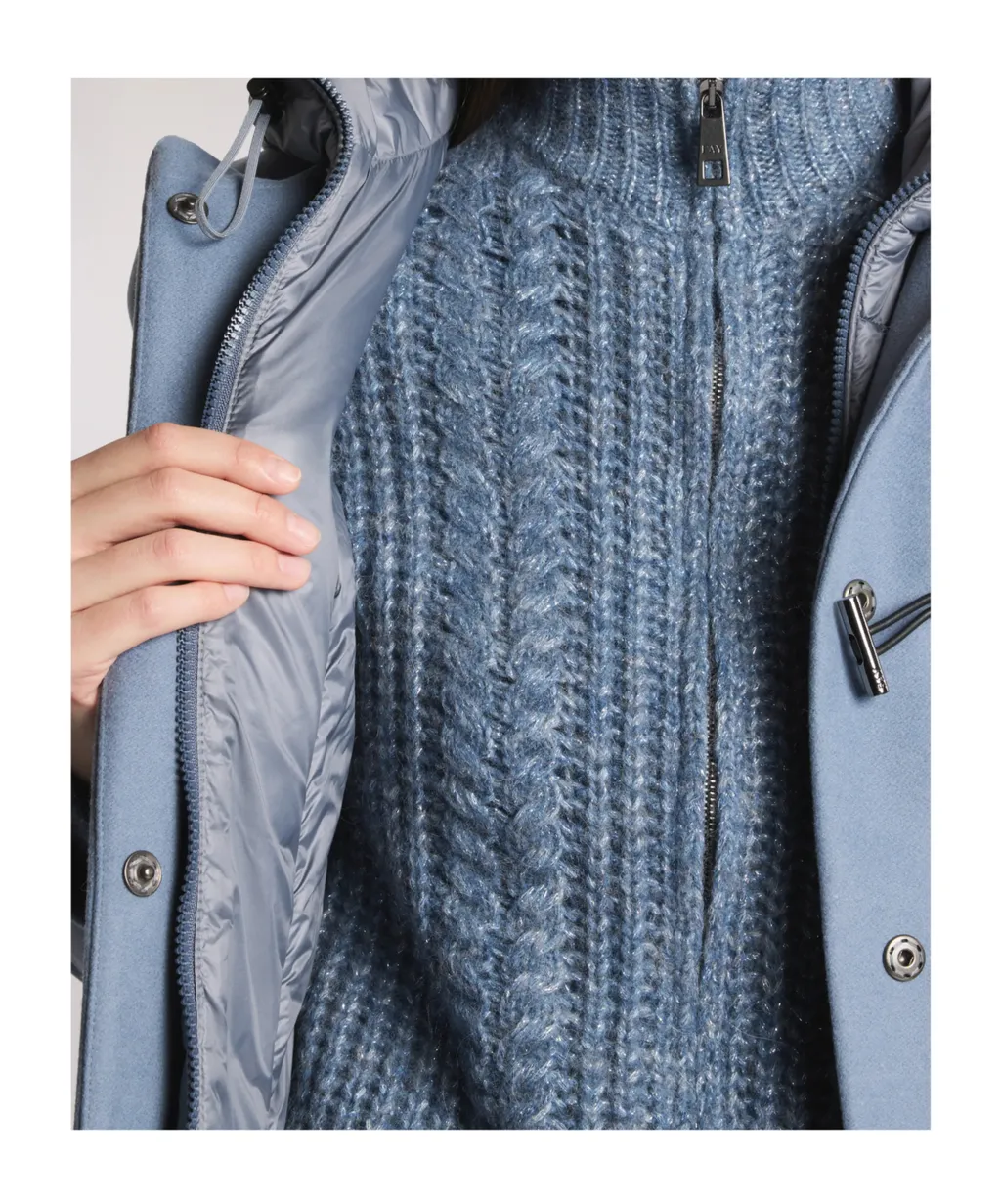 Toggle Wool-Blend Coat