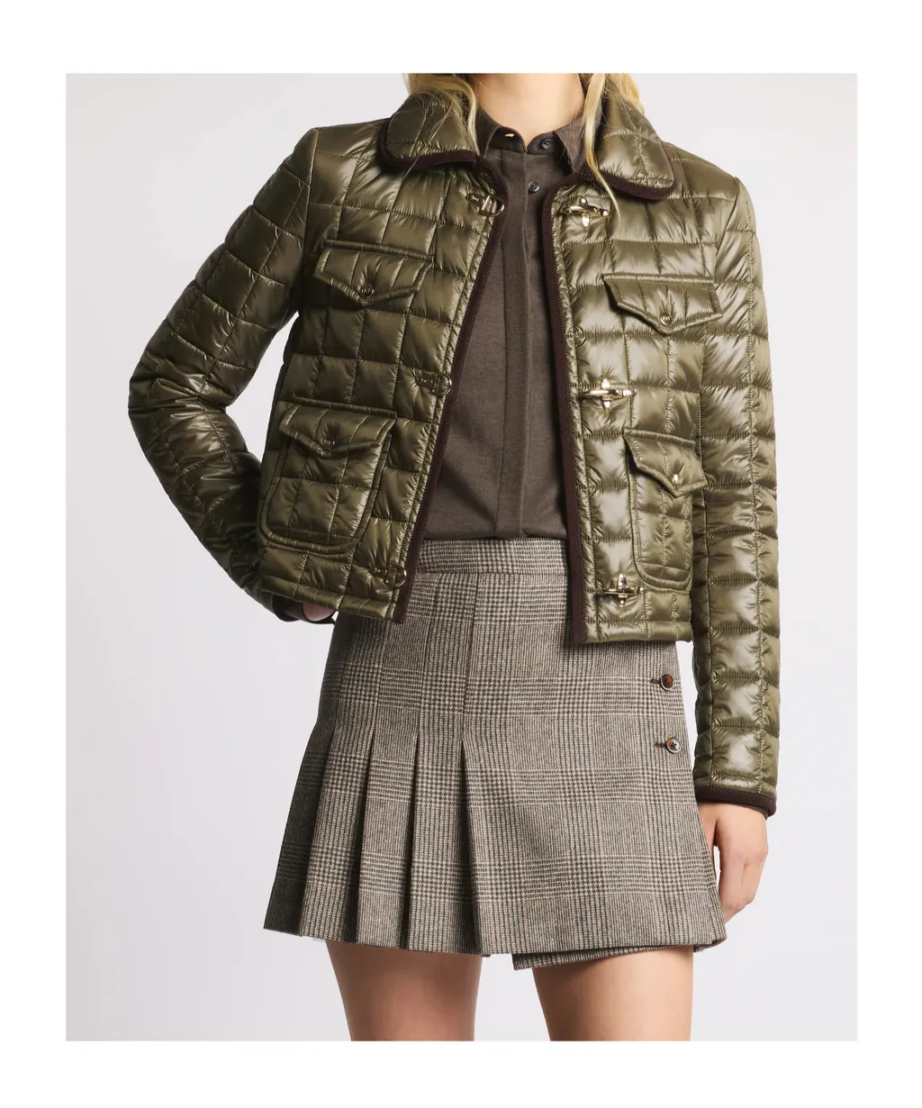3 Ganci Quilted Checkered Jacket