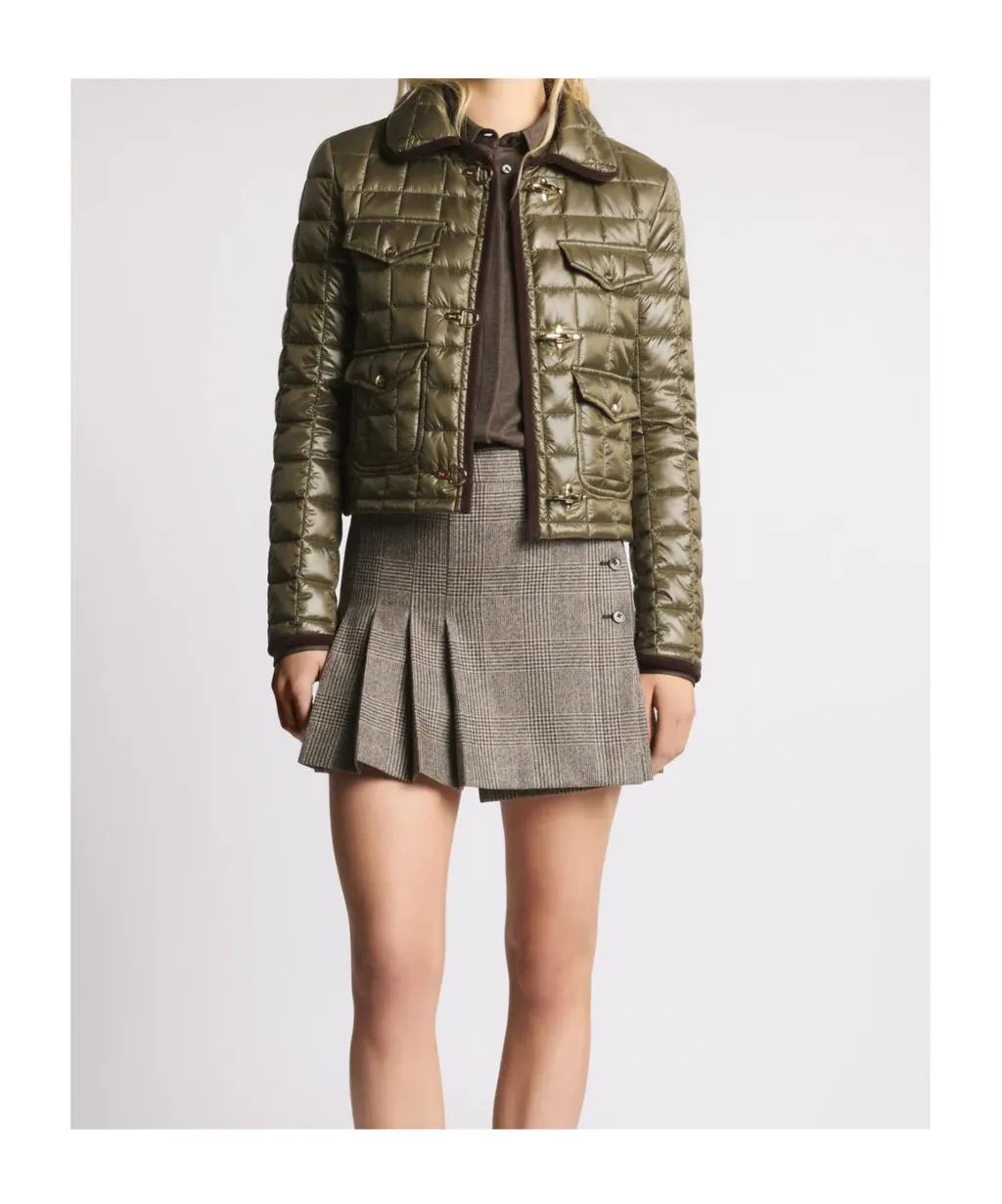 3 Ganci Quilted Checkered Jacket