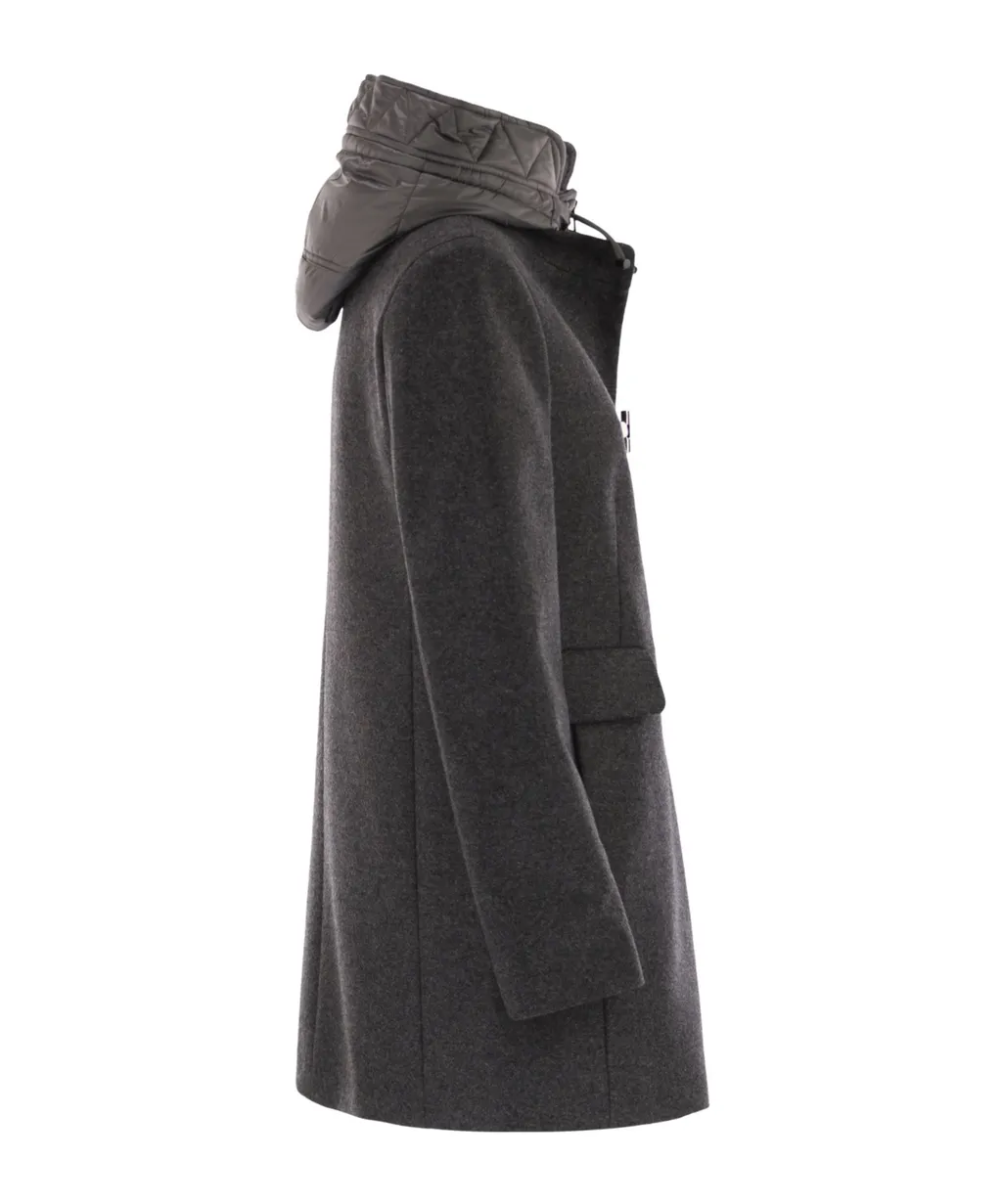 Toggle Wool-Blend Coat