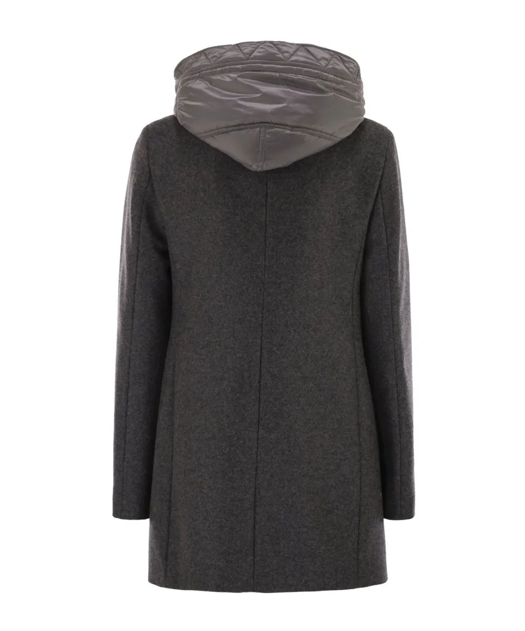 Toggle Wool-Blend Coat