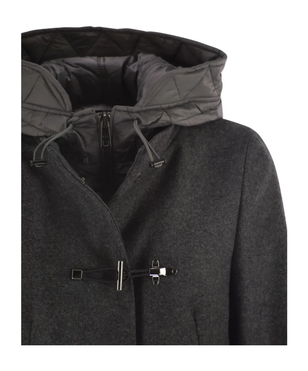 Toggle Wool-Blend Coat