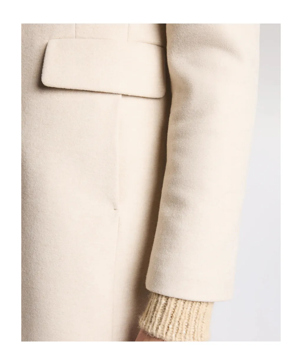 Toggle Wool-Blend Coat