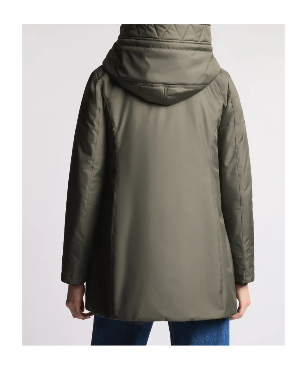 Technical Gabardine Toggle Coat