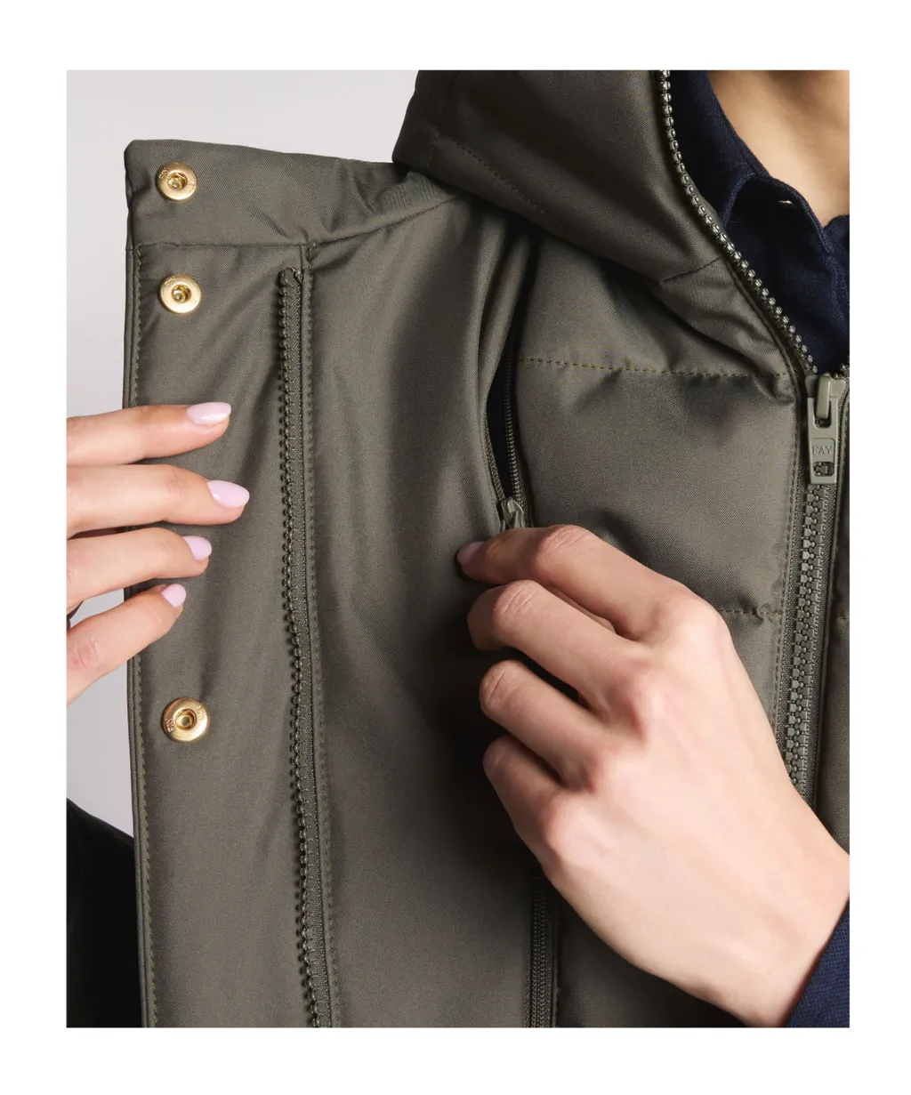 Technical Gabardine Toggle Coat